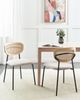 Esszimmerstuhl 2er Set MAYETTA Rattan Helles Beige Bild 3