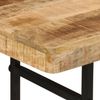 vidaXL Konsolentisch 112x36x76 cm Massivholz Mango und Eisen 353332 Bild 5