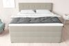 99rooms Madagaskar Boxspringbett Strukturstoff INARI Beige 140x200 cm Bonell-Federung Bild 4