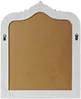 Vente-unique - NOVARA Spiegel Holz, Platte Weiß - B 5 cm x H 100 cm x L 80 cm Bild 4