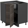 Eckunterschrank R-Line Edelgrau 75.6 cm ohne Arbeitsplatte Vicco Bild 3