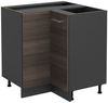 Eckunterschrank R-Line Edelgrau 75.6 cm ohne Arbeitsplatte Vicco Bild 5