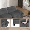 Modulares Kombi-Sofa, Doppel-Kissen-Sofa, Lampen-Velvet-Kombi-Sofa-Sofa mit abnehmbarem osmanischen Wohnzimmer Bild 5
