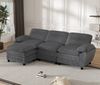 Modulares Kombi-Sofa, Doppel-Kissen-Sofa, Lampen-Velvet-Kombi-Sofa-Sofa mit abnehmbarem osmanischen Wohnzimmer Bild 2