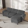 Modulares Kombi-Sofa, Doppel-Kissen-Sofa, Lampen-Velvet-Kombi-Sofa-Sofa mit abnehmbarem osmanischen Wohnzimmer Bild 3