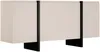 Vente-unique - LUVONIA Sideboard Holz, Platte SchwarzBeige - B 45 cm x H 81 cm x L 180 cm Bild 4