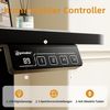 ERGOMAKER Elektrischer Höhenverstellbarer Schreibtisch 80x60cm Schwarz Bild 5