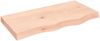 vidaXL Tischplatte 80x40x(2-6) cm Massivholz Eiche Unbehandelt 3156292 Bild 2