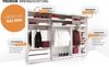 Staud Schwebetürenschrank, Spanplatte, Sonoma Eiche, H240 x B249 Bild 3