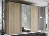 Staud Schwebetürenschrank, Spanplatte, Sonoma Eiche, H240 x B249 Bild 2