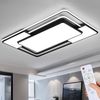 style home Deckenleuchte LED Deckenlampe, voll dimmbar mit Fernbedienung 3000-6000K, 150W, LED fest integriert, dimmbar mit Fernbedienung, Rechteck für Schlafzimmer Wohnzimmer Esszimmer Küche 90x60x6 cm Bild 5