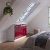 Küchenschrank für Dachschrägen R-Line Rot Hochglanz/Weiß 120 cm 2er Set Vicco Bild 5
