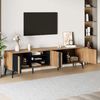 REDOM Lowboard rustikaler TV-Schrank 180 cm mit Stauraum (Fernsehtisch,TV-Board,TV-Ständer, TV-Kommode, 1 St, 3 Türen und 3 offene Fächer), für Fernseher bis 80 Zoll Bild 4