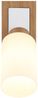 Wandleuchte, Holz, Braun, E27, beweglicher Spot, H 25 cm Bild 2