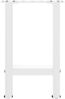 vidaXL Couchtischbeine Weiß 2 Stk. 28x(42-43) cm Stahl 4013273 Bild 5