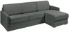 Vente-unique - CALIFE Sofa Stoff Grau - B 223 cm94 cm x H 97 cm x L 261 cm Bild 2