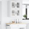 vidaXL Wandglas-Schrank PORTO 2 pcs Hochglanz Weiß 60 x 31 x 40 cm 885324 Bild 4