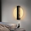 Riserva LED Wandleuchte LED Wandleuchte Innen Schwarz 12W Rund 3000K für Flur, Schlichter Stil, einfache Installation, ohne Leuchtmittel Bild 4