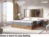 MEBLINI Boxspringbett LOFTY BOX 120x220 cm mit Bettkasten - H3/Grau Samt Polsterbett - Doppelbett mit Topper & Taschenfederkern-Matratze Bild 4