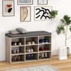 VCM Schuhregal Hinsol 919095 Sonoma-Eiche H. 50 x B. 80 x T. 30 cm Bild 4