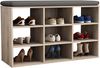 VCM Schuhregal Hinsol 919095 Sonoma-Eiche H. 50 x B. 80 x T. 30 cm Bild 1