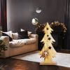 LED Weihnachtsbaum, Holz Kiefer, IP44, H 80 cm Bild 3