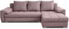 AX LIVING Manisa Wohnzimmer Couch L Rosa Sofa mit Schlarffunktion R Bild 2