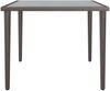 vidaXL Gartentisch Grau 48x48x37 cm Stahl 364125 Bild 4
