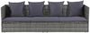 vidaXL Garten-Sofabett 200x60 cm Poly Rattan Grau 43959 Bild 3