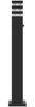 vidaXL Wegeleuchte mit Bewegungsmelder Schwarz 80 cm Aluminium 4006401 Bild 5