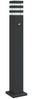 vidaXL Wegeleuchte mit Bewegungsmelder Schwarz 80 cm Aluminium 4006401 Bild 2