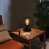 ZMH Tischlampe Vintage Tischleuchte Schwarz - Retro Nachttischlampe Lampe E27 Fassung aus Metall Industrial Deko für Wohnzimmer Kinderzimmer Schreibtisch Schlafzimmer - Max 40W - Ohne Leuchtmittel Bild 3