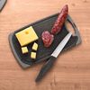 Schneidebrett-Set, 4-teilig, inkl. Messer, Granit-Look, grau Bild 4