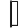 vidaXL Bartischbeine T-Form 2 Stk. Schwarz 50x35x(110-111) cm Stahl 4013100 Bild 5