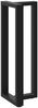 vidaXL Bartischbeine T-Form 2 Stk. Schwarz 50x35x(110-111) cm Stahl 4013100 Bild 4