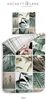 Heckett & Lane Cotton Bettwäsche 155x220 Talbot leave grün Memory Dschungel Bild 3