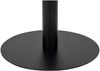 House Nordic Couchtisch, Platte in Marmoroptik, weiß, Gestell schwarz, ø70x45 cm Bild 3