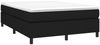 vidaXL Boxspringbett, Stoff Schwarz, 140x190 cm Bild 3