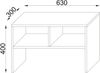 VCM Beistelltisch & Couchtisch Nachto 911213 Buche H. 63 x B. 40 x T. 30 cm Bild 4