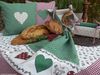 matches21 HOME & HOBBY Tischdecke Tischdecke VRONI Rosen kariert rot, 100 % Baumwolle, in 100x100 cm (1-tlg), Pflegeleicht waschbar bis 30° Grad Bild 2