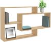 VidaXl Wandregale, Spanplatte Sonoma-Eiche 104 x 20 x 58,5 cm Bild 3