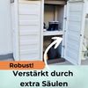 GarPet Garten-Geräteschrank Gartenschrank Kunststoff Geräteschrank Wetterfest Wasserdicht Bild 4
