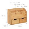 Relaxdays Schreibtisch Organizer mit Schubladen Bild 4