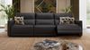 Sofanella Dreisitzer GALA Leder XXL Couch in Grau M: 282 Breite x 101 Tiefe Bild 3