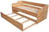 Krok Wood Massivholzbett Krok Wood Massivholzbett mit zusätzlichem ausziehbarem Bett Modena Bild 2