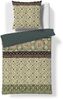 Fleuresse Mako-Satin Bettwäsche 240x220 Mosaik Ornamente grün braun 114561-05 Bild 2