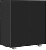 vidaXL Sideboard Hochglanz-Schwarz 71x35x80 cm Holzwerkstoff 283716 Bild 5