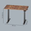 VASAGLE Höhenverstellbarer Schreibtisch, Schreibtisch Elektrisch Höhenverstellbar 80 x 50 cm, Stehschreibtisch mit 4 Memory-Tasten, Computertisch, Bürotisch, Balok Serie Bild 5