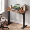 VASAGLE Höhenverstellbarer Schreibtisch, Schreibtisch Elektrisch Höhenverstellbar 80 x 50 cm, Stehschreibtisch mit 4 Memory-Tasten, Computertisch, Bürotisch, Balok Serie Bild 1