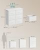 SONGMICS Kommode, Schrank, 6 Stoffschubladen, für Schlafzimmer, Flur, Wohnzimmer, weiß Bild 5